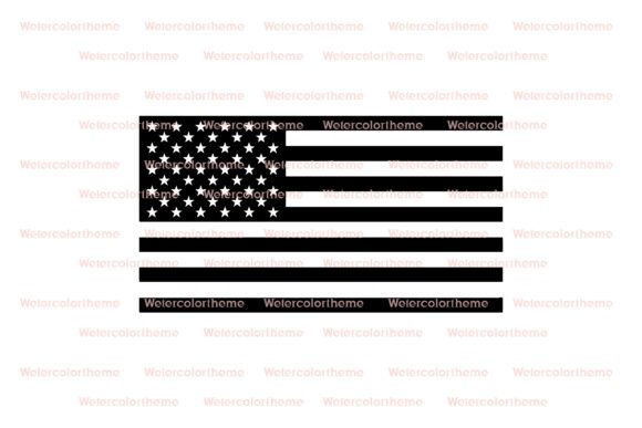 American Flag SVG Cut File for Crafts & Graphics