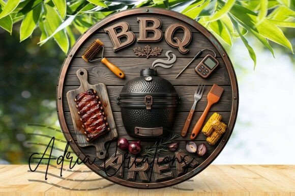 BBQ Door Sign: Father’s Day Wind Spinner Graphics