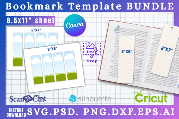 Bookmark SVG Canva Templates: Graphics for Real Local Branding