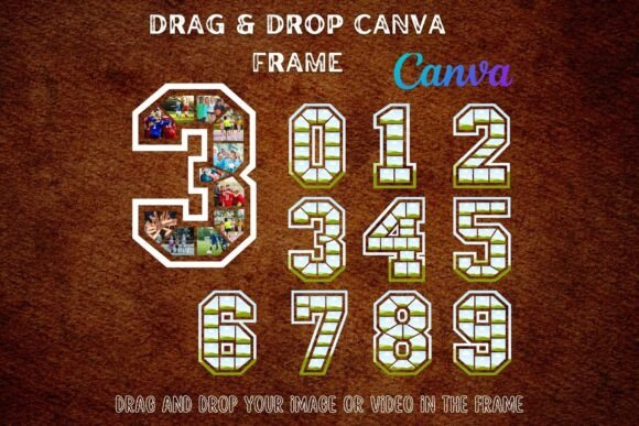 Canva Frame Template for a Sport Numbere: Graphics That Move