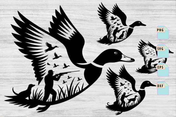 Duck Hunting SVG Graphics for Crafts