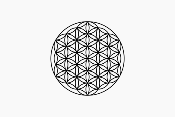 Flower of Life Symbol: Graphics for Crafts & Creative Selling