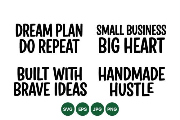 Motivational Business Quote SVG Set