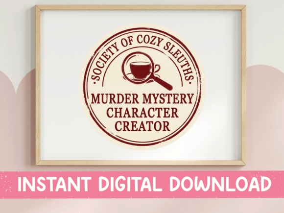 Society of Cozy Sleuths Mystery SVG: Crafts & Graphics for Local Branding