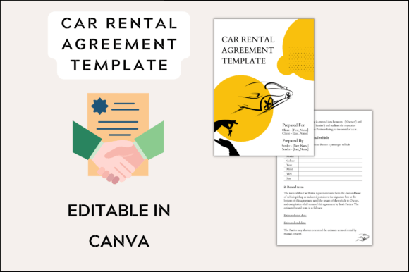 Vehicle Agreement Format: Graphics & Print Templates